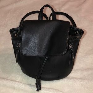 Black Mini Backpack Purse